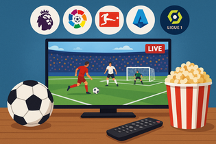 足球比赛进行中